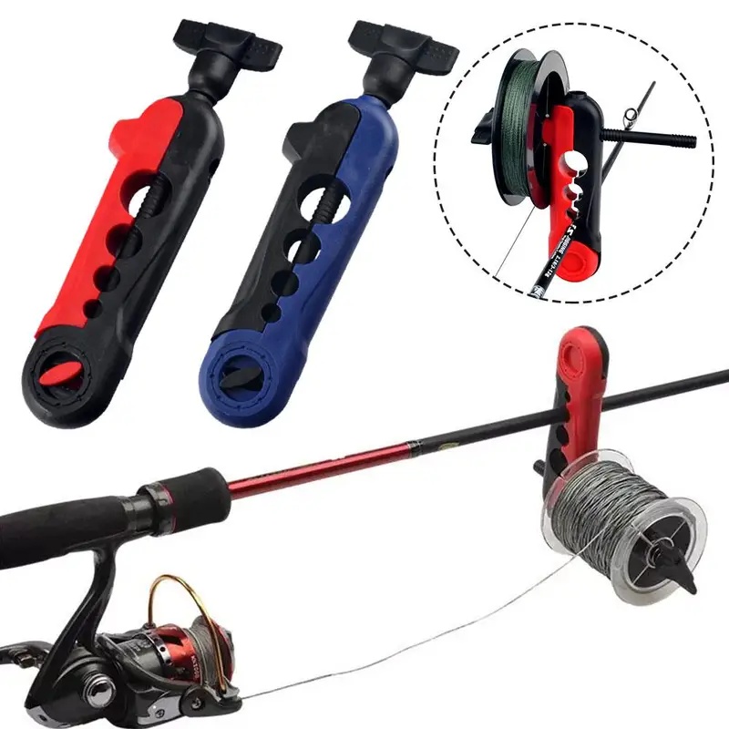 Spincast Reel - Portable Fishing Line Winder Spool Rod